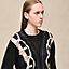 "Ferronnerie Remix" long-sleeve twillaine sweater, View: Worn, worn, view 4 of 5