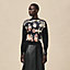 "Ferronnerie Remix" long-sleeve twillaine sweater, View: Worn, worn, view 2 of 5