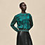 "Ferronnerie Remix" long-sleeve twillaine sweater, View: Worn, worn, view 2 of 5