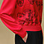 "Ferronnerie Remix" long-sleeve twillaine sweater, View: Worn, worn, view 5 of 5