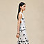 "Ferronnerie Remix" ruffled sleeveless dress, View: Worn, worn, view 6 of 8