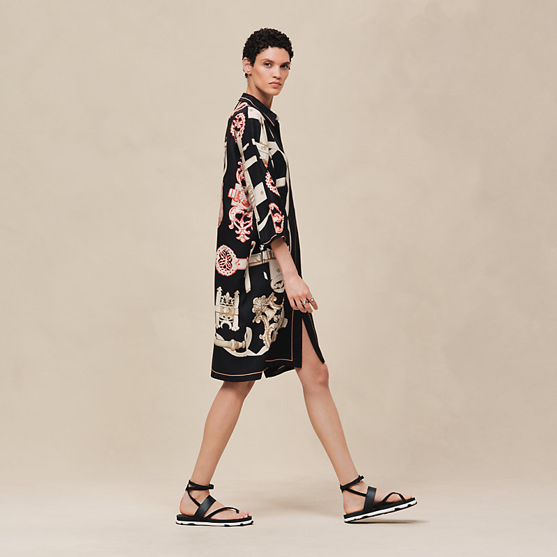 "Ferronnerie Remix" shirt dress