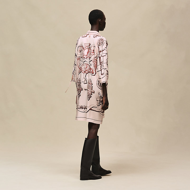 "Ferronnerie Remix" shirt dress