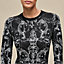 "Ferronnerie Remix" short-sleeve long dress, View: Worn, worn, view 6 of 7