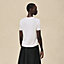 "Ferronnerie Remix" short-sleeve twillaine sweater, View: Worn, worn, view 3 of 5