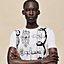 "Ferronnerie Remix" short-sleeve twillaine sweater, View: Worn, worn, view 4 of 5