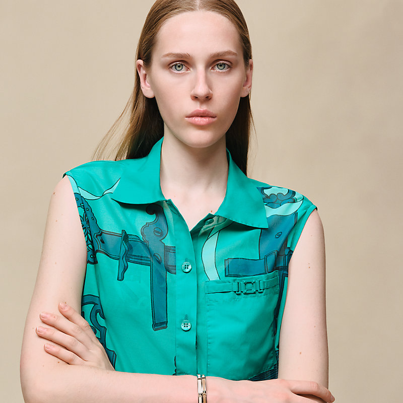 トップス HERMES by Margiela sleeveless shirt Ferronnerie Remix