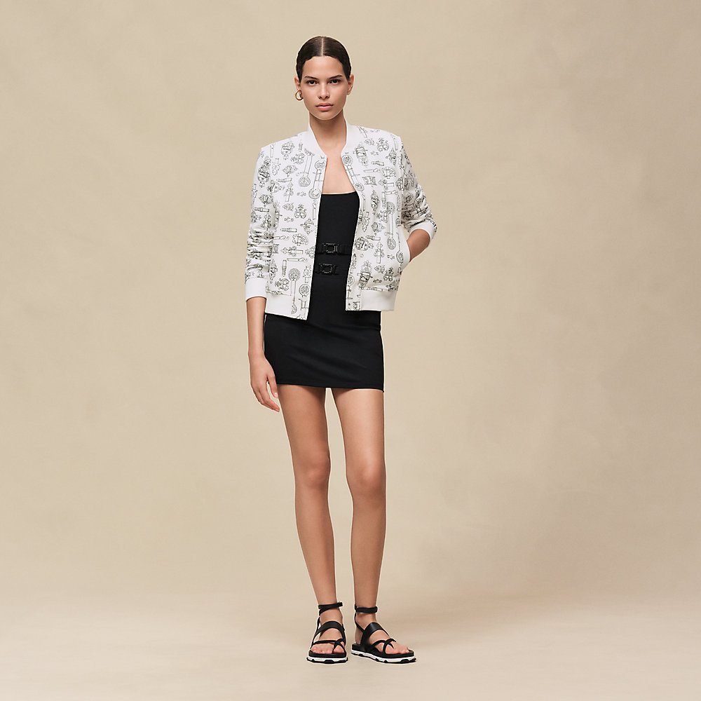 HERMES 新作　ホワイト　スウェットジャケット　ジャケット　エルメス　新品 Ferronnerie Remix