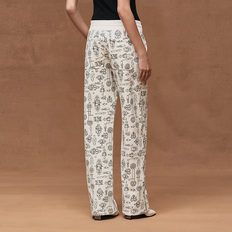 "Ferronnerie Remix" wide pants