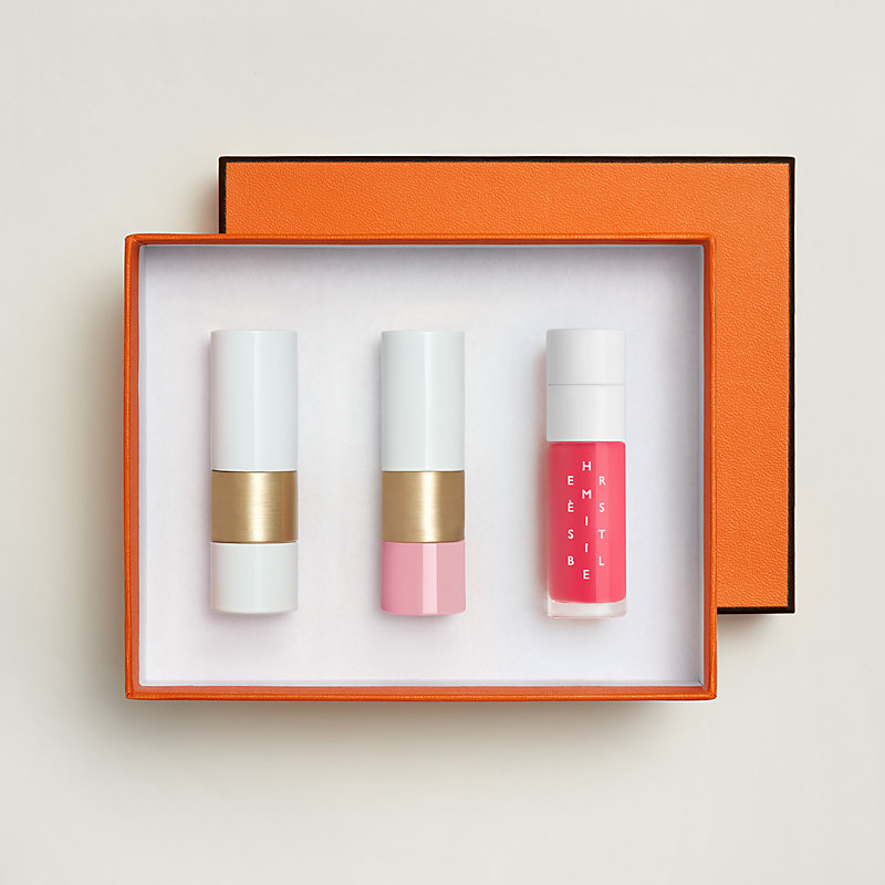 HERMES ROUGE & ROSE HERMES リップバームセット Fertiges Geschenkset, limitierte Auflage | Hermès Deutschland