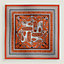 Festival des Amazones Bandana shawl 140, View: Flat, flat, view 2 of 3