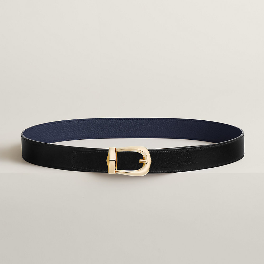 Fibbia Per Cintura Alhambra Con Pietra 40mm | Made In France In Metallo Zama | Sistema Intercambiabile Per Cinture Uomo/Donna - 3