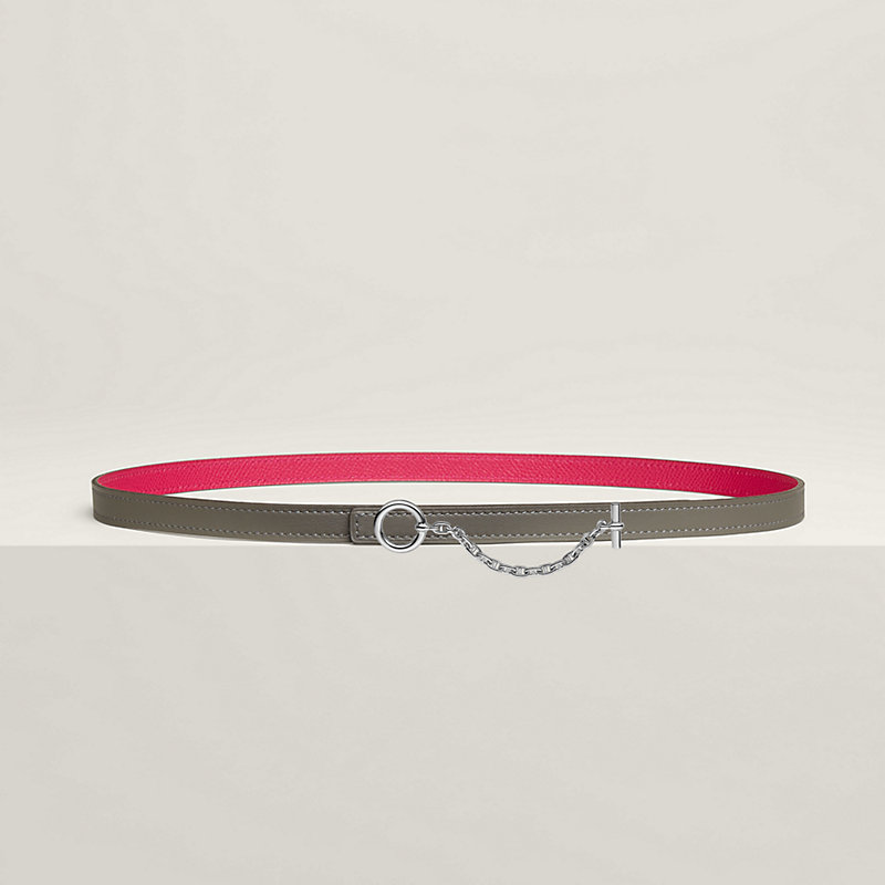 Fibbia da cintura Carrousel & Pelle reversibile per cintura 13 mm