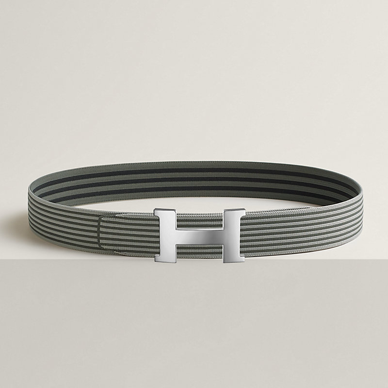 Fibbia da cintura Constance & Fascia per cintura reversibile Stripes 38 mm