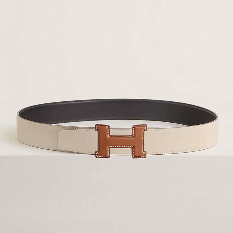 Fibbia da cintura Constance Héritage & Pelle reversibile per cintura 38 mm