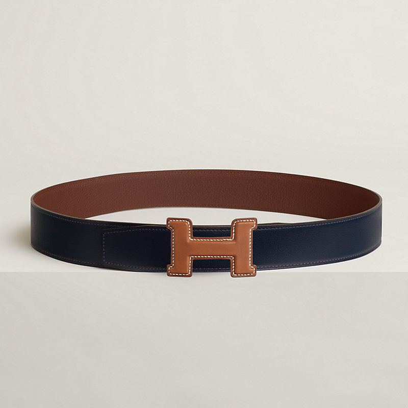 Fibbia da cintura Constance Héritage & Pelle reversibile per cintura 38 mm