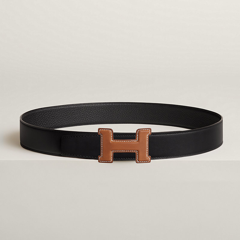 Fibbia da cintura Constance Héritage & Pelle reversibile per cintura 38&nbsp;mm
