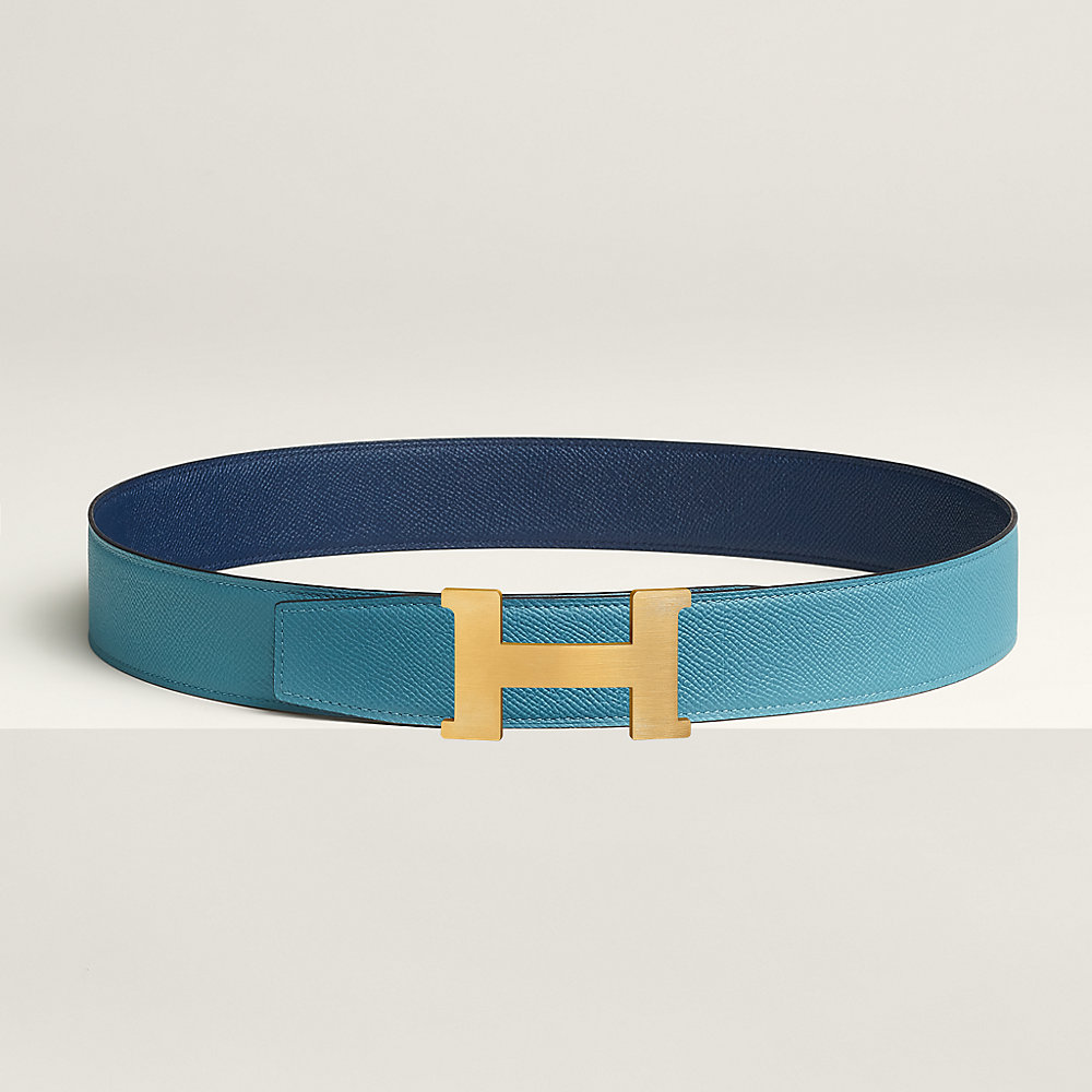 Cintura Double Face In Pelle Scamosciata Per Fibbie H Hermès | Cipriani Leather - Foto 3