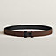 Fibbia da cintura Dive So Black & Pelle reversibile per cintura 32 mm, Vista: , vista 2 su 2