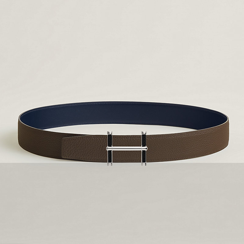 Fibbia da cintura Flibustier & Pelle reversibile per cintura 38 mm