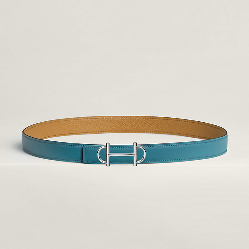 Fibbia da cintura Gamma & Pelle reversibile per cintura 24 mm