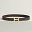 Fibbia da cintura H Martelée & Fascia per cintura reversibile Stripes 32 mm, vista 2 su 2