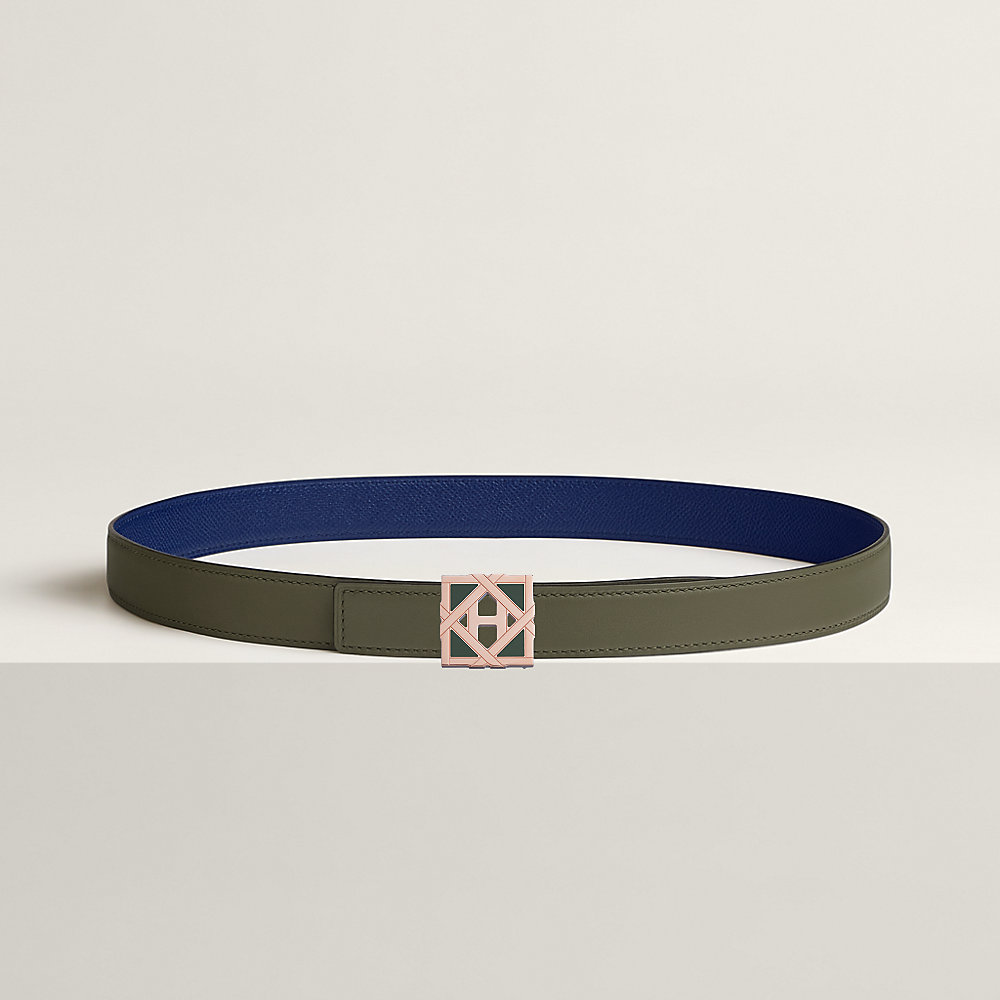 Fibbia da cintura Ancre Marine & Pelle reversibile per cintura 24 mm | Hermès Italia
