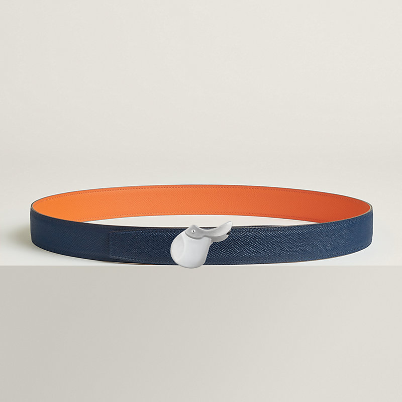 Fibbia da cintura Hippolyte & Pelle reversibile per cintura 32 mm