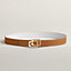 Fibbia da cintura Jockey au Carré & Pelle reversibile per cintura 32 mm, Vista: , vista 1 su 3