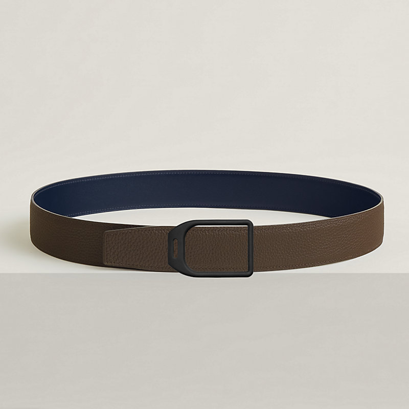 Fibbia da cintura Jockey & Pelle reversibile per cintura 38 mm