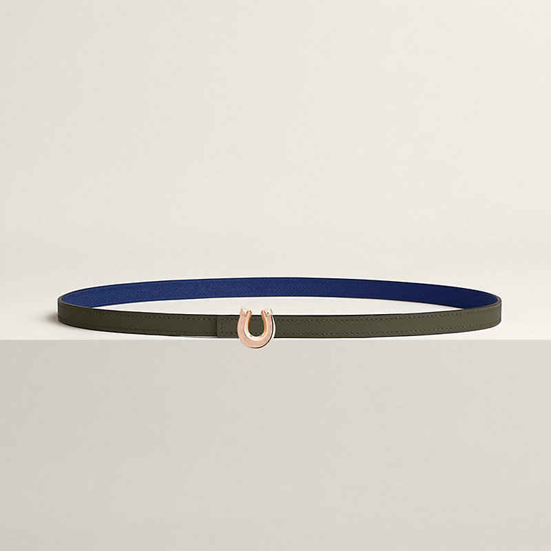 Fibbia da cintura Lucky Jockette & Pelle reversibile per cintura 13 mm