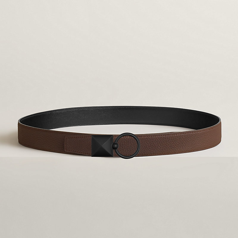Fibbia da cintura Médor XO & Pelle reversibile per cintura 32 mm