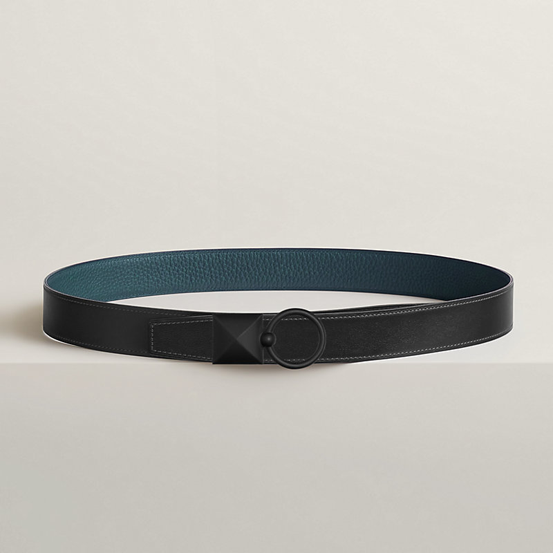 Fibbia da cintura Médor XO & Pelle reversibile per cintura 32 mm