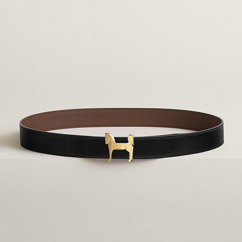 Fibbia da cintura Panache & Pelle reversibile per cintura 32 mm