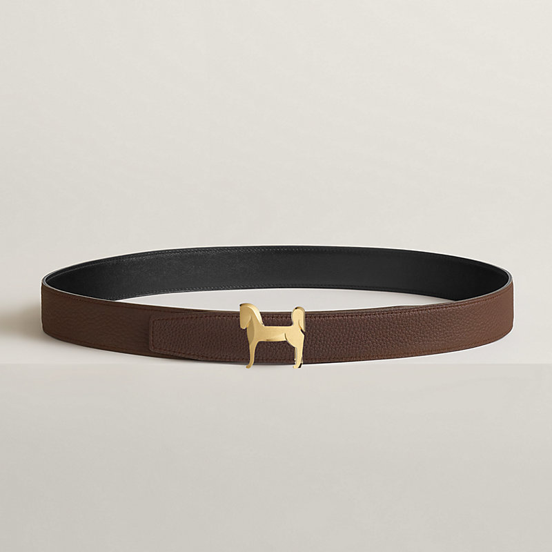 Fibbia da cintura Panache & Pelle reversibile per cintura 32 mm