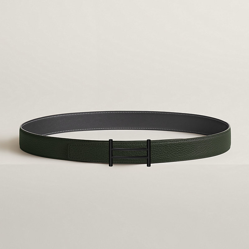 Fibbia da cintura Rider & Pelle reversibile per cintura 32 mm