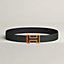 Fibbia da cintura Tonight Color & Pelle reversibile per cintura 38 mm, Vista: , vista 1 su 2