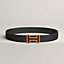 Fibbia da cintura Tonight Color & Pelle reversibile per cintura 38 mm, Vista: , vista 2 su 2