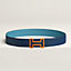 Fibbia da cintura Tonight Color & Pelle reversibile per cintura 38 mm, Vista: , vista 2 su 2