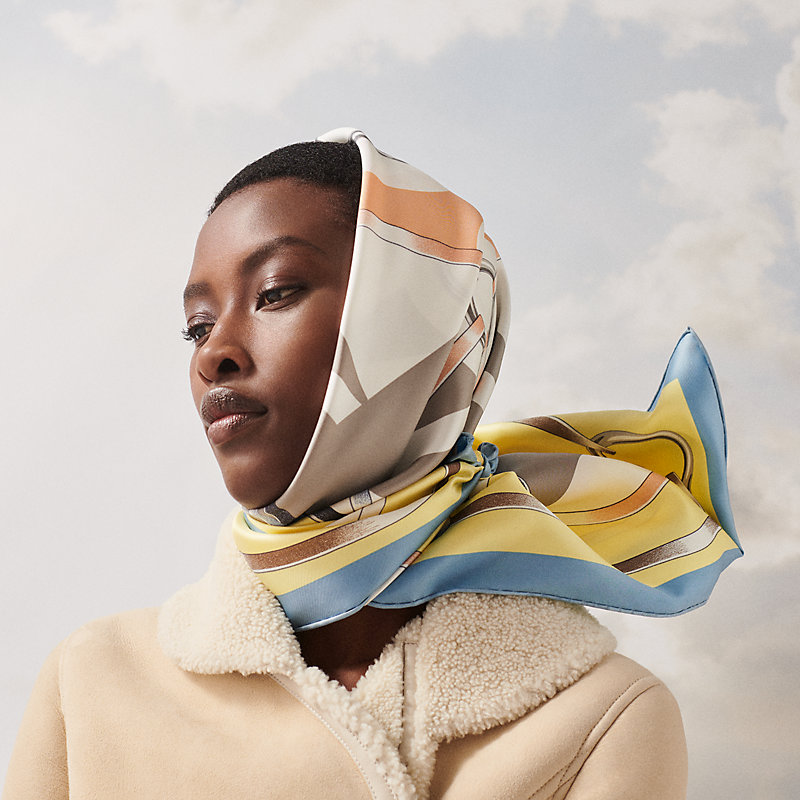 Hermes Scarf Ring Foulard Femme Hermes Figure Artistique Scarf 90