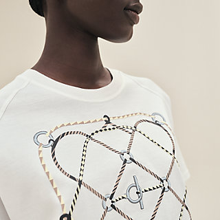 HERMES - 2023年製 エルメス FIGURE ARTISTIQUE Tシャツ 白/EK1