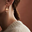 Filet d'Or earrings, View: Worn, worn, view 1 of 2