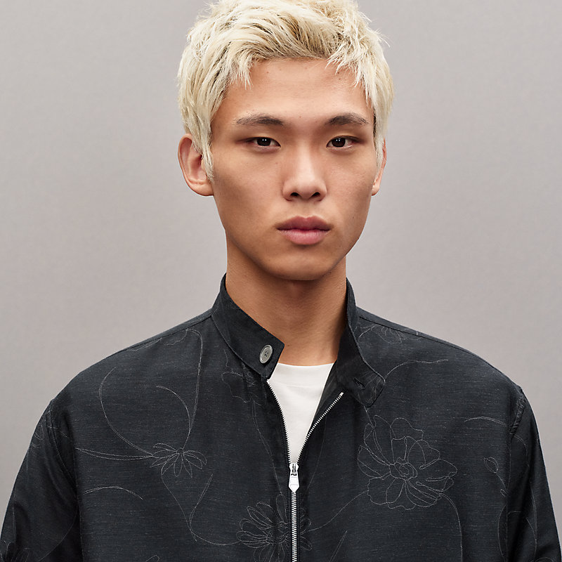 "Fils de fleurs leger"夾克式襯衫