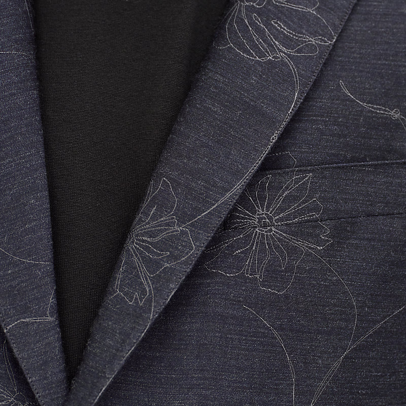 "Fils de fleurs" Stadium Light jacket