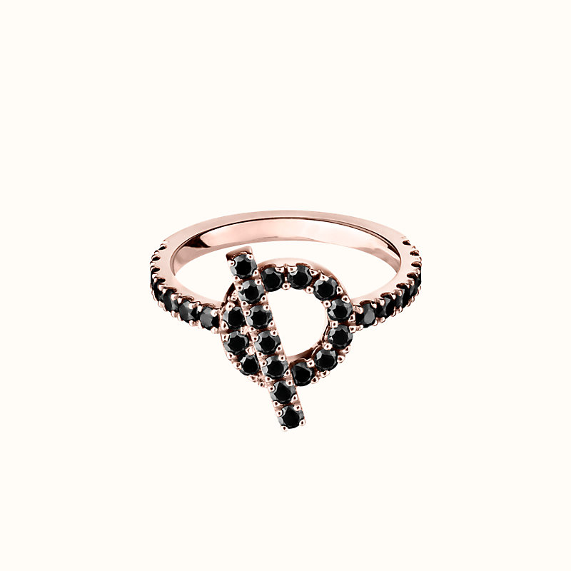 hermes black ring