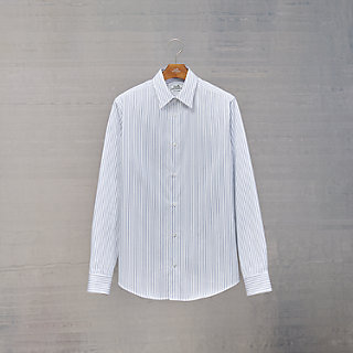 Fitted shirt with Faubourg collar