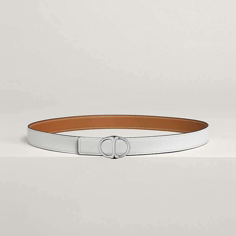 Fivela de cinto Ancre Mors & Correia de cinto reversível em couro 24&nbsp;mm