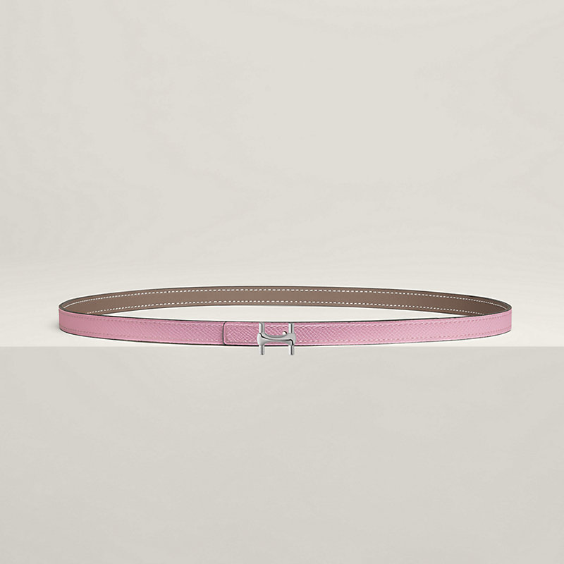 Fivela de cinto Néo Mors & Correia de cinto reversível em couro 13 mm