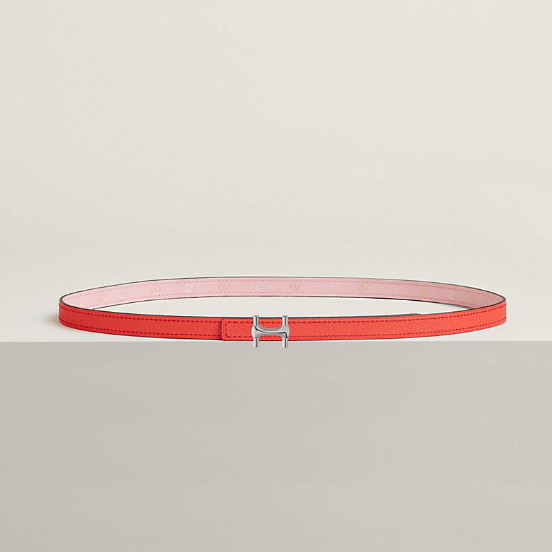 Fivela de cinto Néo Mors & Correia reversível em couro Hermès sur Mer 13 mm