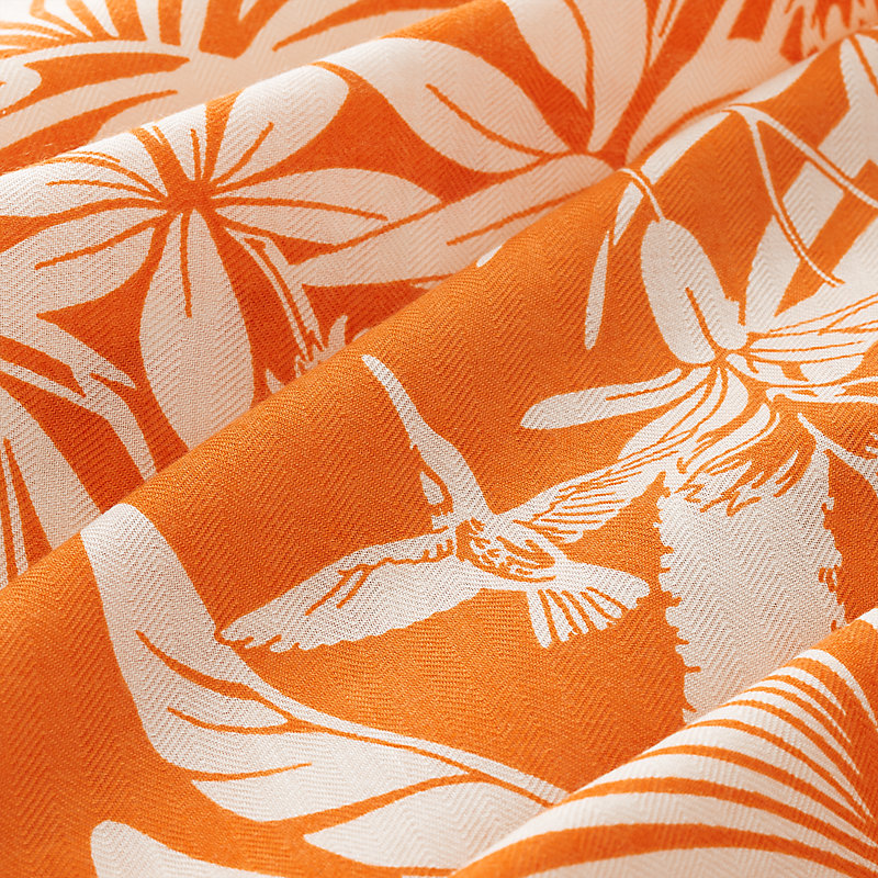 Flamingo Party Tattoo shawl 140